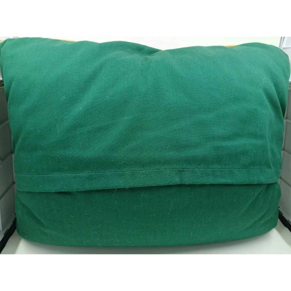 HORSE LOVERS ARE‎ STABLE PEOPLE Embroidered Rectangle Pillow w/ Yellow Piping